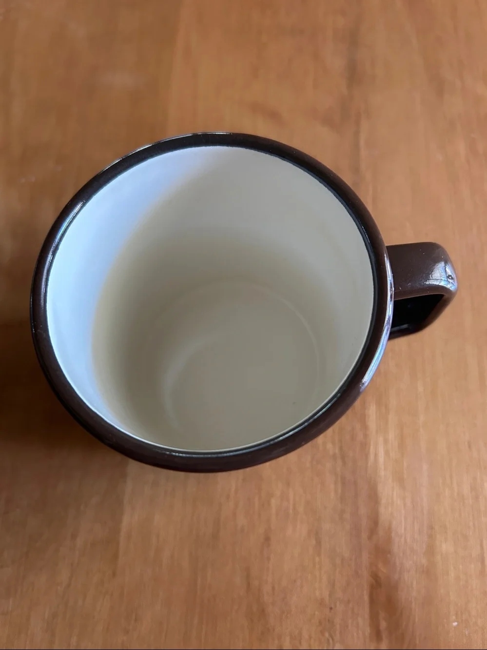 Starbucks Brown & White The First Store Camper-Style Coffee Mug